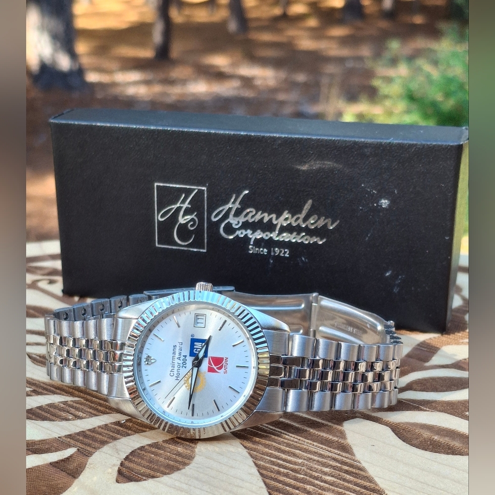 Vintage Hampden GM Saturn UAW Chairman’s Honors Award Watch (2004) – With BoxUp